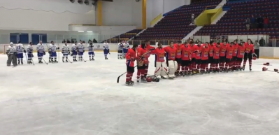 Hokey ma&ccedil;ında İstiklal Marşı terbiyesizliği