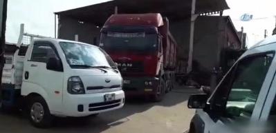 Hurdacılara y&ouml;nelik operasyon kamerada 