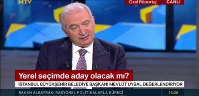 İBB Başkanı Mevl&uuml;t Uysal'dan adaylık a&ccedil;ıklaması