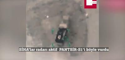İdlib bombardımanında Pantsir-s1 detayı
