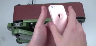 iPhone 6 zımparalama testi