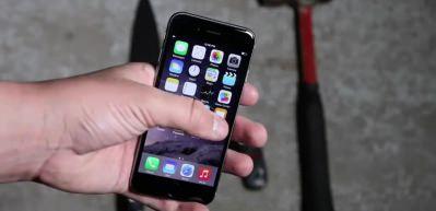 iPhone 6'ya bı&ccedil;aklı &ccedil;eki&ccedil;li test
