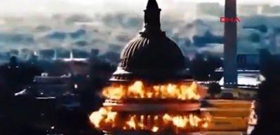 İran'ın propaganda videosunda 'ABD Kongre Binası' havaya u&ccedil;uruldu