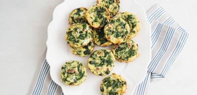 Ispanak ve pastırmalı mini fritta tarifi