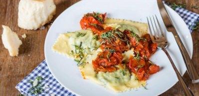 Ispanaklı ricotta mantı tarifi