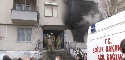 İstanbul'da dehşet anları! Demirleri keserek kurtardılar