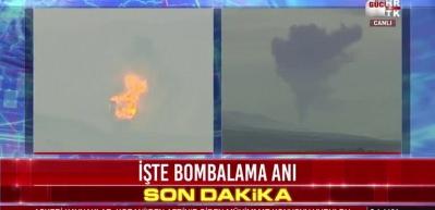 T&uuml;rk u&ccedil;akları Afrin'de ter&ouml;r hedeflerini vuruyor!