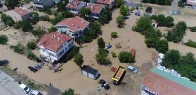 İşte metrekareye en &ccedil;ok yağışın d&uuml;şt&uuml;ğ&uuml; Silivri