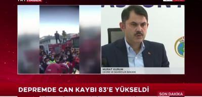 İzmir'de can kaybı 83'e y&uuml;kseldi