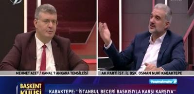 Kabaktepe: 'İBB'nin b&uuml;t&ccedil;esinin bizim d&ouml;nemimizde y&uuml;zde 52'si yatırıma gidiyordu şimdi y&uuml;zde 32'ye d&uuml;şt&uuml;'