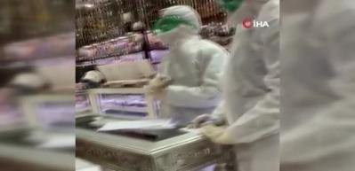 Kapalı&ccedil;arşı esnafından korona vir&uuml;s karşı numune alındı