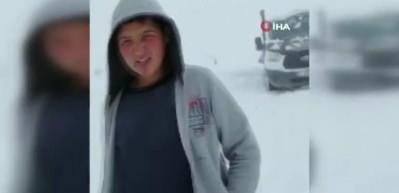 Kar nedeniyle yaylada mahsur kalan &ccedil;obanlar ve 2 bin hayvanı kurtarıldı