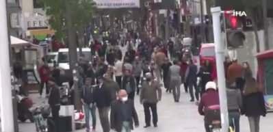 Karşıyaka &Ccedil;arşısı salgına rağmen yine boş kalmadı