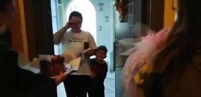 Kazada şehit olan polisin eşine doğum günü sürprizi