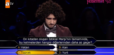 Kenan İmirzalıoğlu'nun sunduğu programda milyonluk soru!