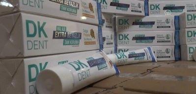 Kilden &uuml;retilen diş macunu 27 &uuml;lkeye ihra&ccedil; ediliyor 
