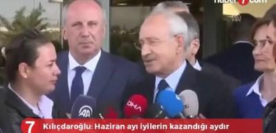 Kılı&ccedil;daroğlu: Haziran iyilerin galip geldiği bir aydır