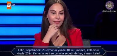 "Kim Milyoner Olmak İster" yarışmasında soruyu g&ouml;ren şaşkınlığını gizleyemedi!
