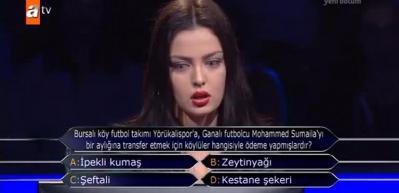 Kim Milyoner Olmak İster'de gecenin sorusu