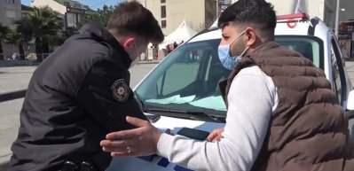 Kısıtlamayı ihlal etti, &ldquo;Ben b&ouml;yle devletin&rdquo; deyince sinirler gerildi