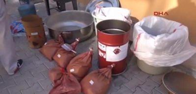  Konya'da uyuşturucu imalathanesine baskın