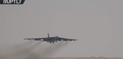 Korkutan g&ouml;r&uuml;nt&uuml;ler! ABD bombardıman u&ccedil;akları havalandı