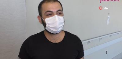 Koronayı atlatan sağlık&ccedil;ı alkışlarla taburcu edildi!