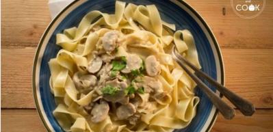 Kremalı mantarlı fettucini tarifi