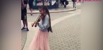 K&uuml;&ccedil;&uuml;k kız yeteneği ile hayran bıraktırdı! Herkes bir anda bakakaldı...