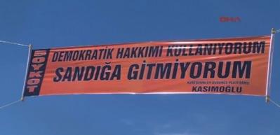  K&uuml;res&uuml;nniler'den Van'da se&ccedil;imi boykot kampanyası