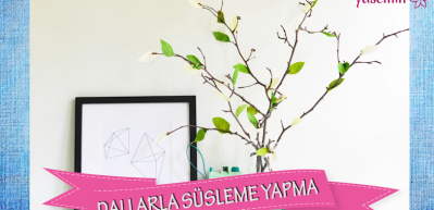 Kuru dallarla yapılan dekor fikirleri
