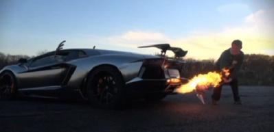 Lamborghini'yle hindi pişirdi