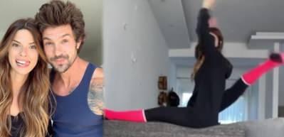 Larissa Gacemer bacağı i&ccedil;in eşine teşekk&uuml;r etti!