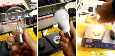 LED ile ampul arasındaki farkı b&ouml;yle &ouml;zetledi