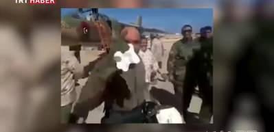 Libya&rsquo;da TRT Haber, darbeci Hafter&rsquo;e bağlı komutanla h&uuml;crede konuştu