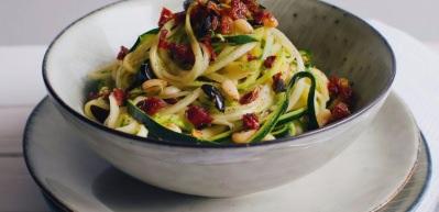Limon soslu kabak spagetti tarifi