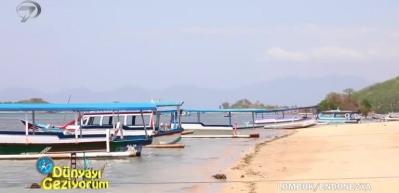 Lombok'da 4 takımdan oluşan Gili Adaları manzarası