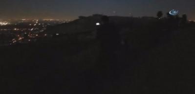Los Angeles'da kaydedilen muhteşem s&uuml;per ay 