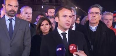 Macron: "Notre Dame Katedrali'ni birlikte yeniden inşa edeceğiz" 