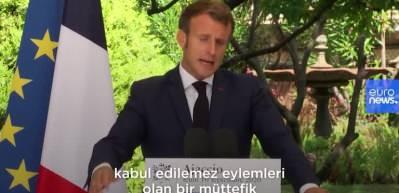 Macron'dan Doğu Akdeniz a&ccedil;ıklaması! 'Erdoğan' s&ouml;zlerine T&uuml;rkiye'den jet tepki