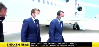 Macron'dan L&uuml;bnan ziyareti
