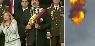 Maduro'ya saldırıda kullanılan drone b&ouml;yle vuruldu