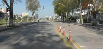 Malatya sokakları boş kaldı