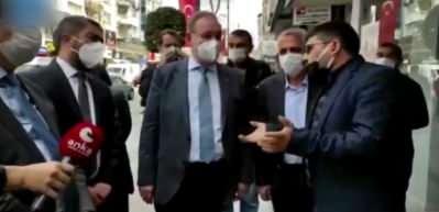 Malatya'da CHP heyetine esnaftan tepki