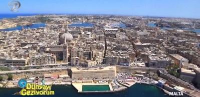 Malta'nın en &ouml;nemli, en b&uuml;y&uuml;k Saint George Meydanı 