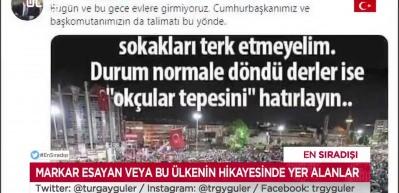 Markar Esayan 15 Temmuz'da böyle dik durmuştu 