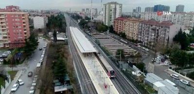 Marmaray ilk kez banliy&ouml; hattına &ccedil;ıktı