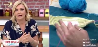 Maske &ouml;rg&uuml;s&uuml; nasıl yapılır? Derya Baykal'dan videolu maske &ouml;rg&uuml; yapımı