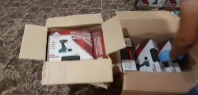 Matkap kutusunda uyuşturucu hap sevkiyatına operasyon