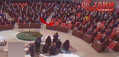 Meclis'in yeni d&ouml;neminde HDP skandalı
